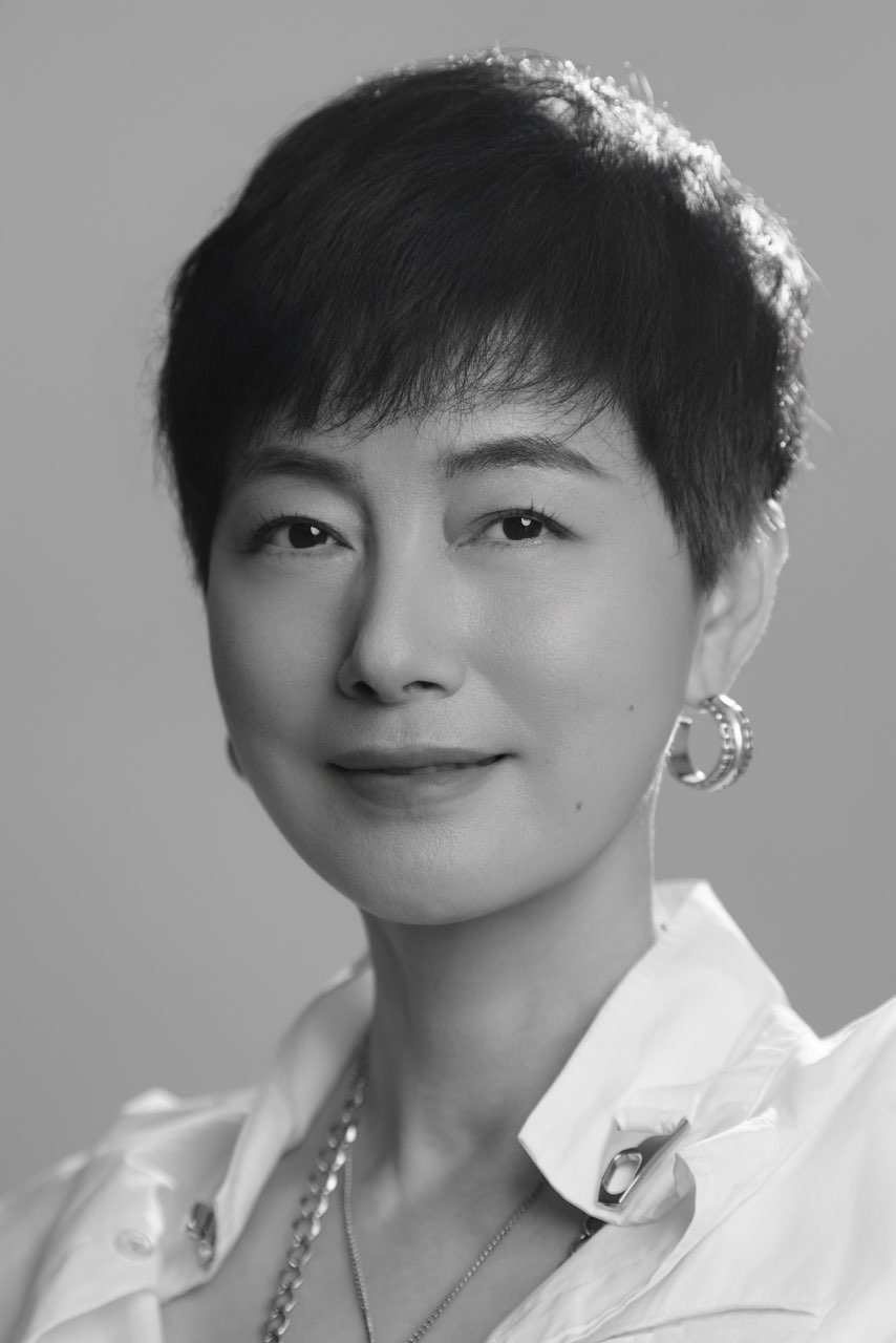 Black and white portrait of An Hui
